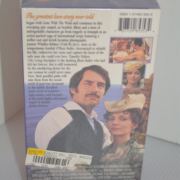 Scarlett VHS Sequel to Gone with the Wind Special Collectors Edition New Sealed - Picture 3 of 7